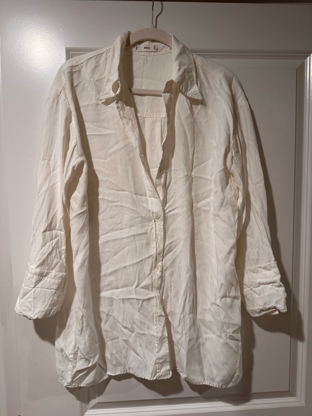 Mango Cream Button-Down Shirt